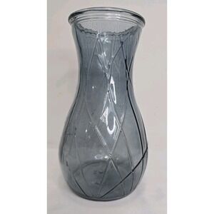 VTG 1970s Florist Vase DPS (Diamond Power Specialty Corp.) Sassy Pattern Blue